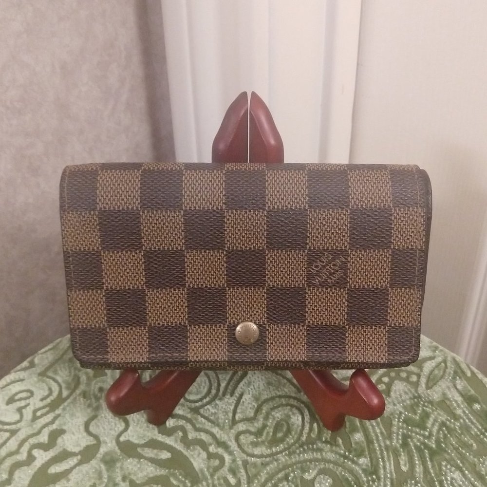 Louis Vuitton Porte Monnaie Damier Ebene Wallet